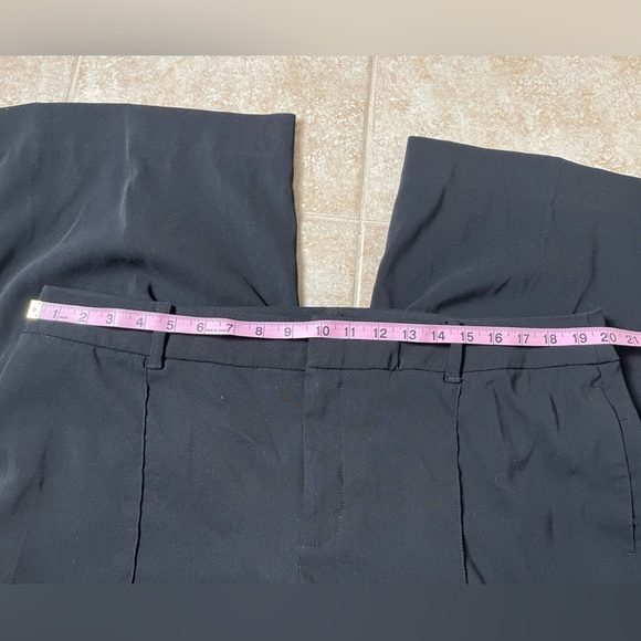 Chico’s Black Label Wide Leg Black Capri Pants Size 16 - Picture 5 of 8